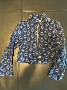 Christian LaCroix Bazar girls cotton jacket, sz 6